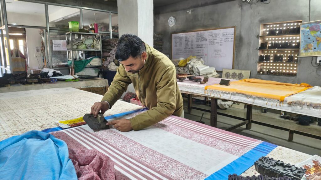 Natural dye printing