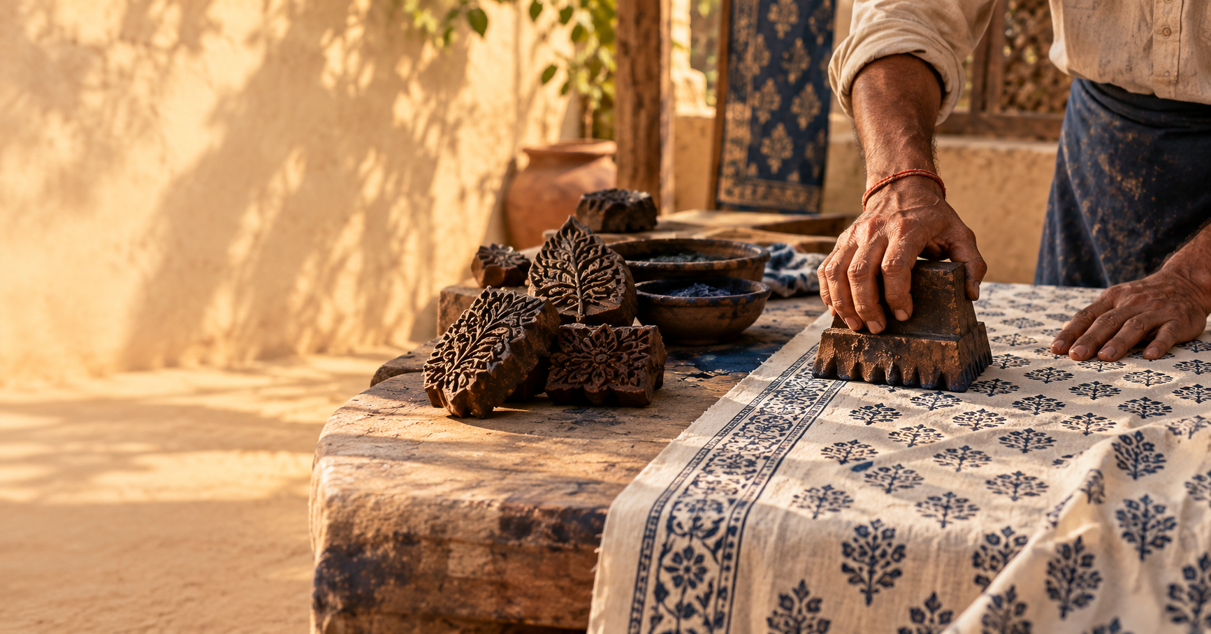 Hand Block Printing